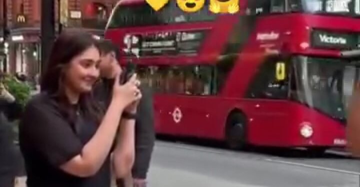 درفشاں سلیم کی لندن سے نئی ویڈیو نے سوشل میڈیا پر تہلکہ مچا دیا